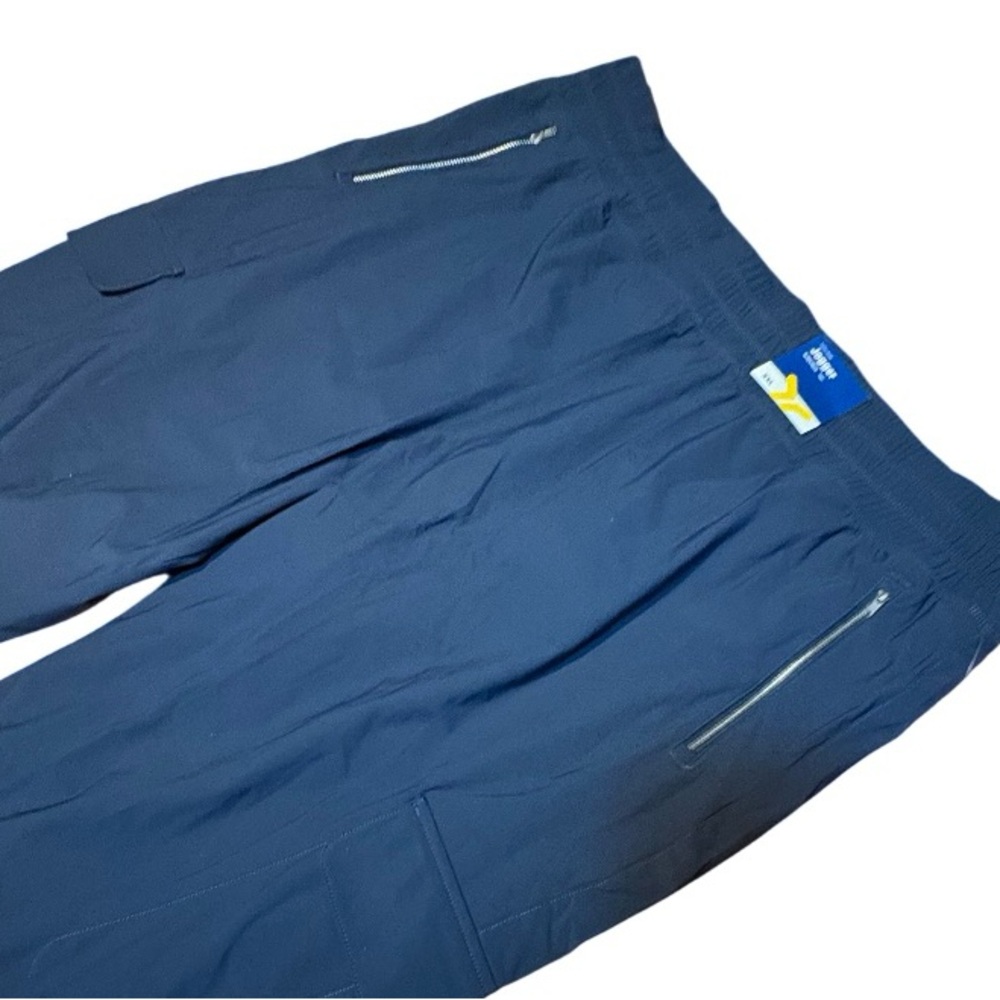 Old Navy High-Waisted SleekTech Cargo Joggers xxl 2x blue women’s - Picture 5 of 13